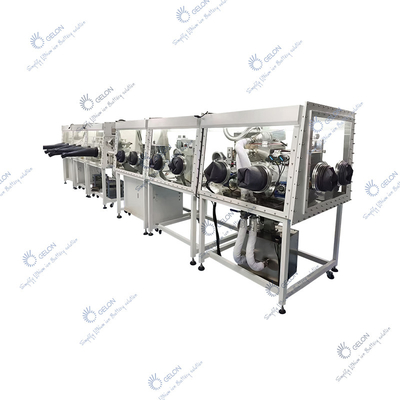 Catena di montaggio della batteria dell'attrezzatura della batteria della scatola per guanti di vuoto di purificazione della camera del posto fisso del laboratorio