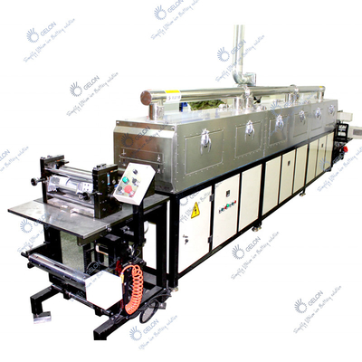 Fabbricazione continua e discontinua automatica dell'elettrodo della batteria della macchina del dispositivo a induzione