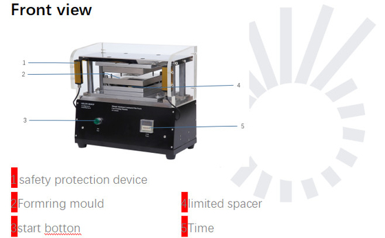 Cellula Li Ion Battery Research Aluminum Laminated da tavolino del sacchetto che forma macchina