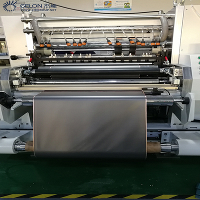 Elettrodo automatico della batteria della macchina di taglio dell'elettrodo di controllo dello SpA EV che fende attrezzatura